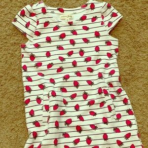 Like New Girls 6X Strawberry Shift Dress